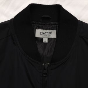 Black Kenneth Cole Reaction Bomber Jacket